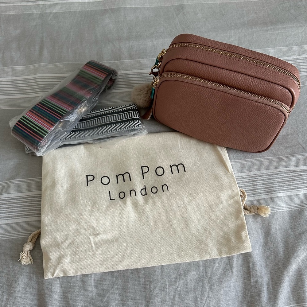 Pom Pom London Mayfair Leather Bag